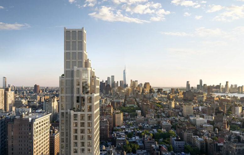 The Greenwich Spire at 11 West 13th Street. Rendering courtesy of Binyan Studios.