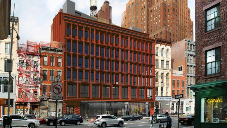 312-322 Canal Street. Rendering courtesy of Paul A. Castrucci Architects.