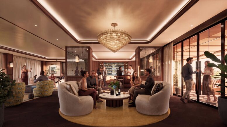 The parlour at 430 Park Avenue. Rendering courtesy of Studios Architecture.
