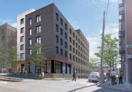 658-674 Casanova Street. Designed by Curtis + Ginsberg Architects.